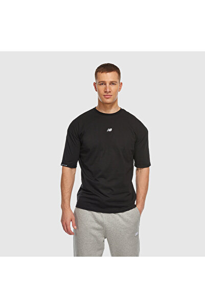 New Balance Unt3417 Μαύρο Unisex T-Shirt