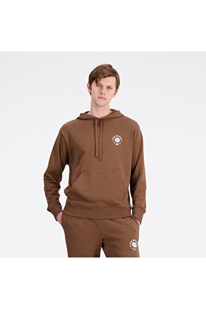 New Balance Mnh1411 Kahverengi Erkek Sweatshirt