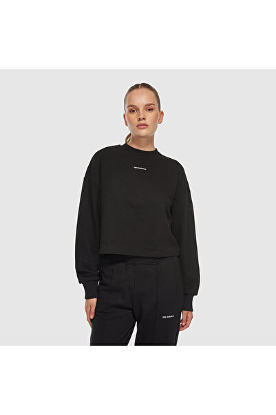 New Balance WNC3419 Siyah Kadın Sweatshirt