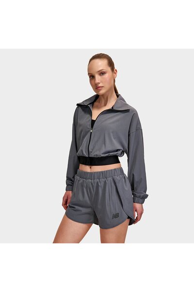 New Balance WNJ1445 Antrasit Kadın Mont & Yelek