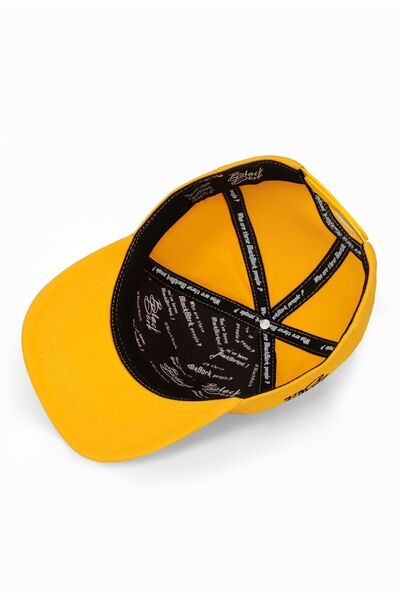 BlackBörk Baseball Kids Ayı Logolu Sarı Çocuk Şapka