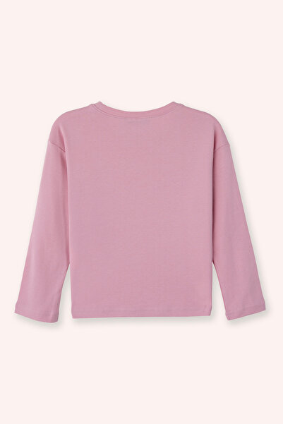 Panço Kız Çocuk Fuşya Pijama Takımı