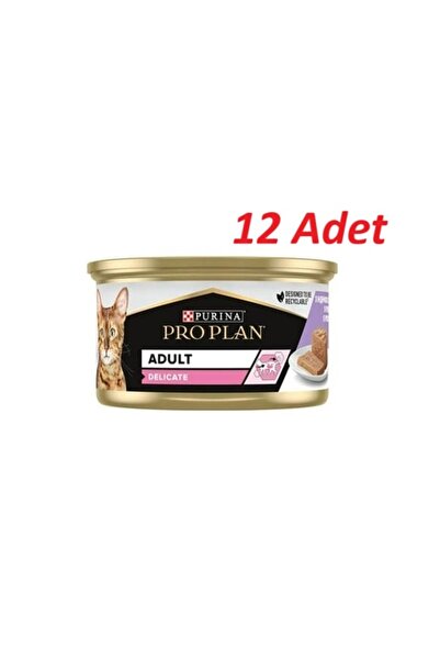 Pro Plan Pro Plan Delicate Hindili Kedi Konservesi 12x85gr