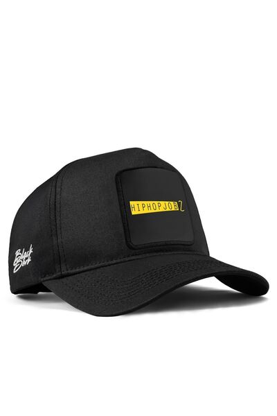 BlackBörk Hip Hop Jobz Logolu Siyah Beyzbol Şapka