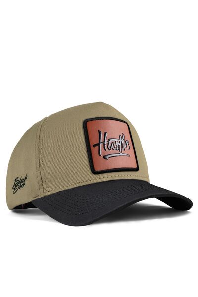 BlackBörk Hustle Logo Black-Mink Baseball Cap