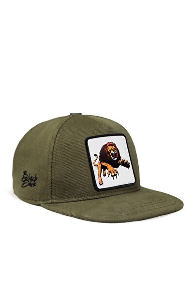 BlackBörk Hip Hop Kids Lion Logo Khaki Children's Hat