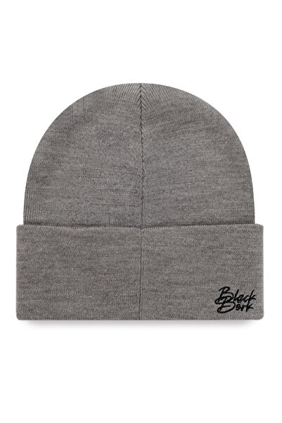 BlackBörk Yesterday Now Tomorrow Logo Gray Beanie