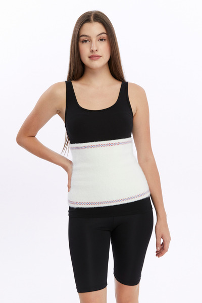 ALFATEKS Thermal Unisex Wool Waist Corset - Heats and Keeps Warm Features, Pain Prevents Supported