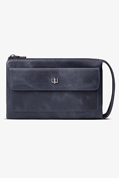 Getto Deri Ombre Hakiki Deri Kişiye Özel İsim Baskılı El Çantası