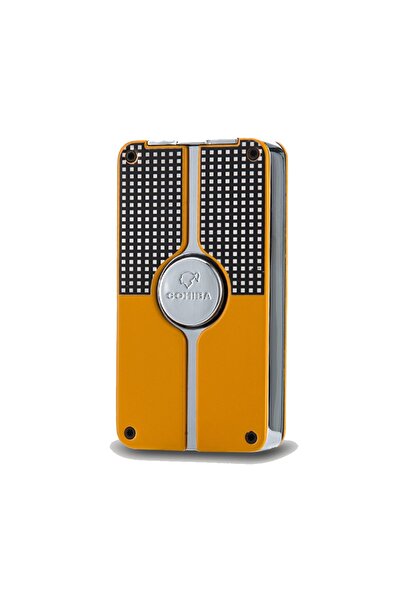 COHİBA Cohiba Slim Üç Torch Delicili Puro Çakmağı Sarı