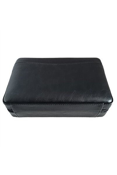 COHİBA Cohiba Deri Seyahat Puro Taşıma Kutusu Çakmak Kesici Set Siyah