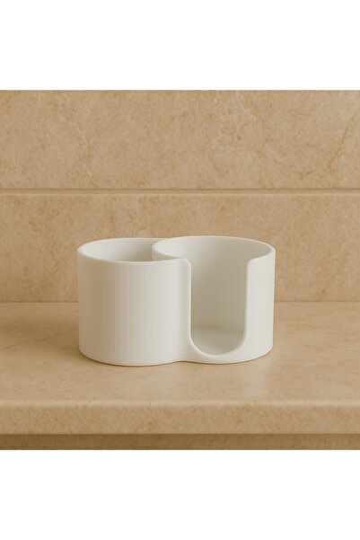 Nova lab Pea 2'si Bir Arada Kulak Pamuğu & Pamuk Organizeri Banyo Seti Pamukluk