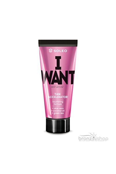 Soleo Crema de bronzat, Black & Gold , I Want 15/150ml