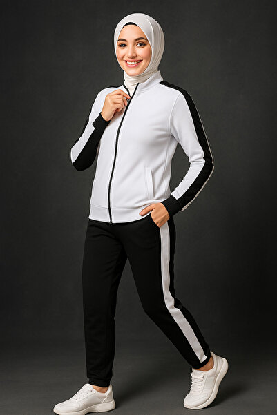 CLASSY.MODA Αθλητικό Σετ - Σετ φόρμας - Υφασμάτινο Δύο Κλωστές