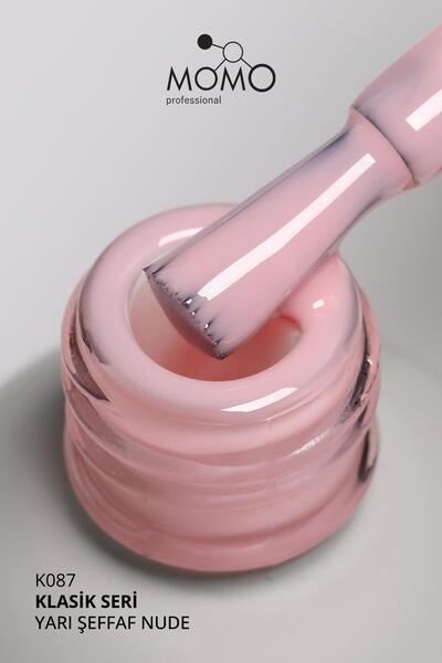 MOMO professional Kalıcı Oje K087, Yarı Şeffaf Nude, 4 ml, TPO- FREE