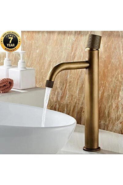 OEM Banyo Çanak Lavabo Bataryası Antik Renk Yeni Model 7 Yıl Garantili Ithal