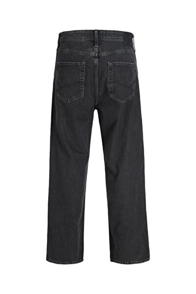 Jack & Jones Men's Black Jjialex Jjoriginal Sq 737 Noos Trousers 12252762-Blackdeni