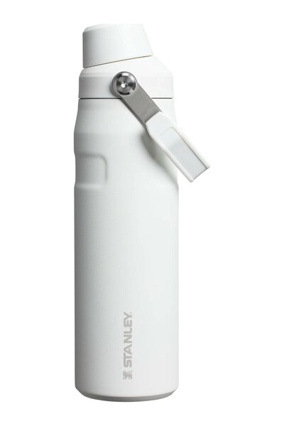 Stanley Unisex White the Iceflow Bottle Fast Flow 0.7L / 24oz Frost Thermos 10-11287-325-Buzbyz