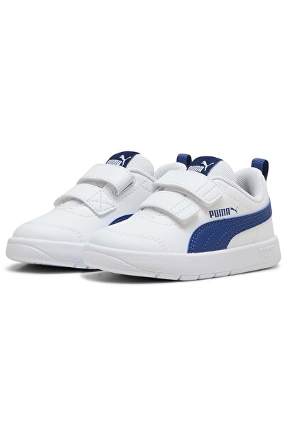 Puma Courtflex V3 V Ps 397642 Ortopedická dětská sportovní obuv MODRÁ