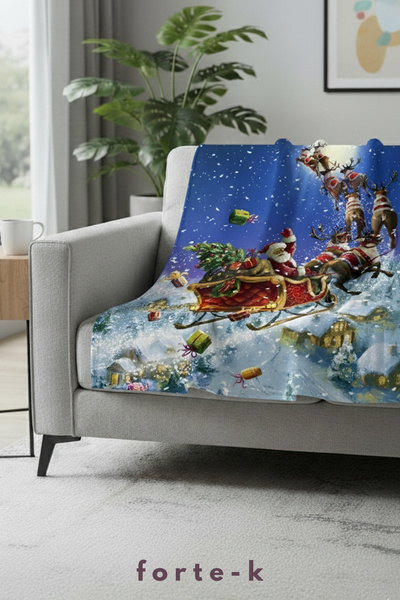 Fortek Home Digital Printed Fleece Blanket - Tv Blanket - Fleece Blanket