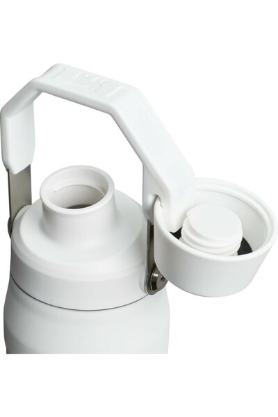 Stanley Unisex White the Iceflow Bottle Fast Flow 0.7L / 24oz Frost Thermos 10-11287-325-Buzbyz