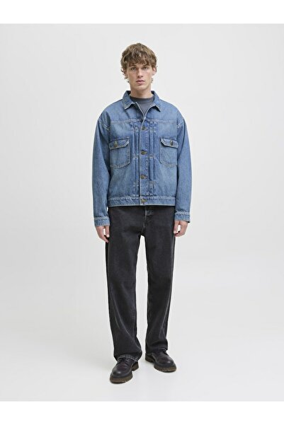 Jack & Jones Mid Waist Straight Leg Jeans