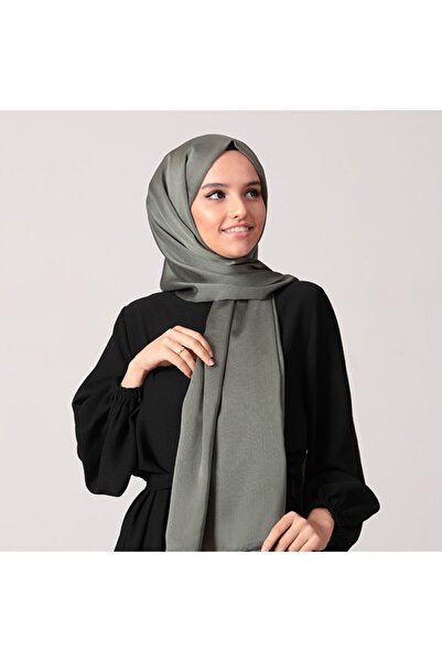 ipekistanbul Şal din şifon Janjanlı - verde nuc