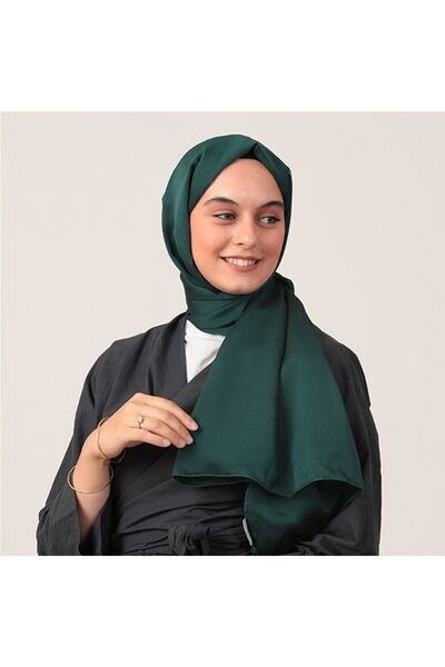 ipekistanbul Şal din şifon Janjanlı - verde pin