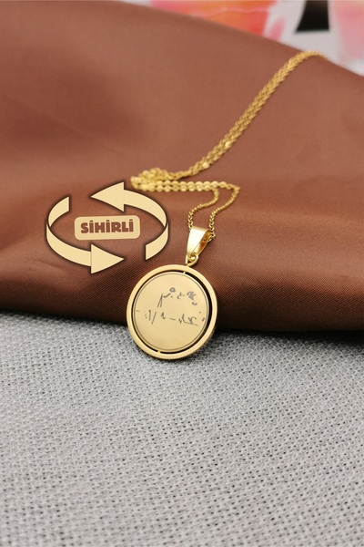 Piyera Silver Sihirli Çift Taraflı Aşk Kolyesi