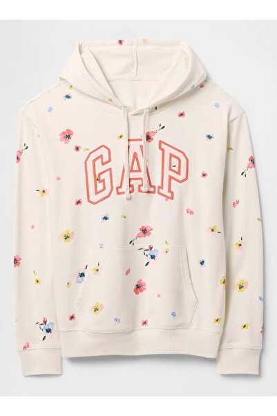 GAP V-Frch Ft Herıtage Po Hd Hoodie Kapüşonlu Kadın Sweatshirt PEMBE