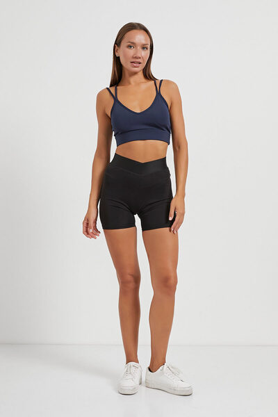 Arma Life Жіночий спортивний бюстгальтер з хрестоподібними бретелями та шнурівкою на спині