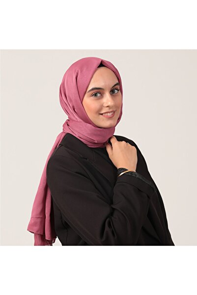 ipekistanbul Şal din şifon Janjanlı - Trandafir