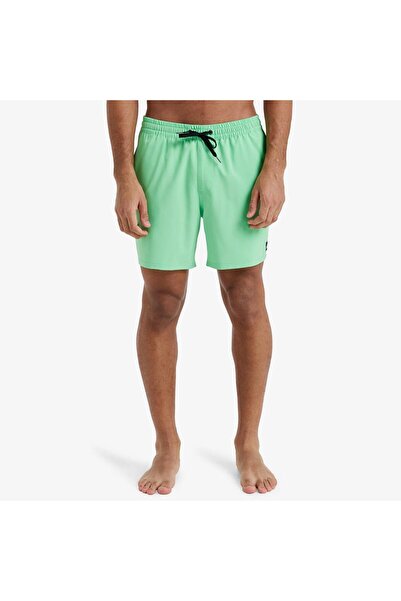 Quiksilver Surfsilk Solid Volley 16 Eqyjv04118-Ggj9 Green Shorts