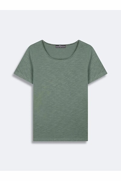 Ltb Γυναικείο μπλουζάκι χακί Hobesa 012258012860890000-401