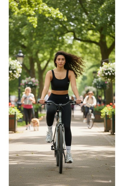 Keep Risen Basic Leggings Black Shaping Sports Women's Leggings