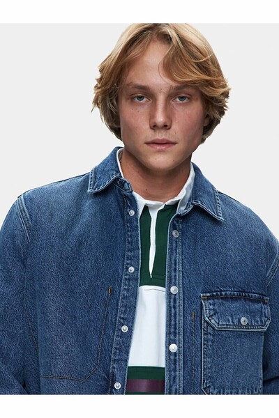 Ltb Aıdan Klasik Kesim Jean Gömlek