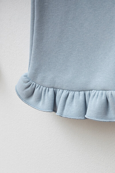 Minipodyum Set cu îmbrăcăminte pentru fete cu Colanți evazați cu imprimeu cu fundă