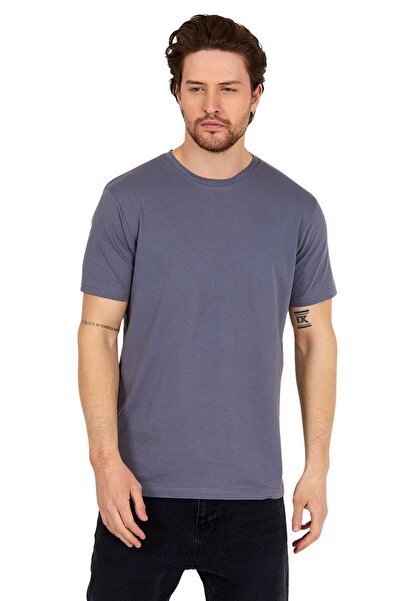 DK DAKSEL Ανδρικό μπλουζάκι 5 τεμαχίων από βαμβακερό κοντό μανίκι με λαιμόκοψη φαρδύ