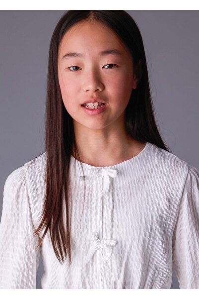 MAYORAL Girl's Sweater White