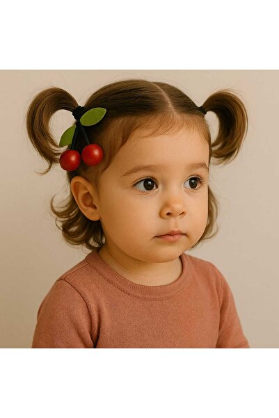 BESMYAR JEWELS Cherry Pattern Hair Clip – Sweet and Stylish Accessory for Little Princesses