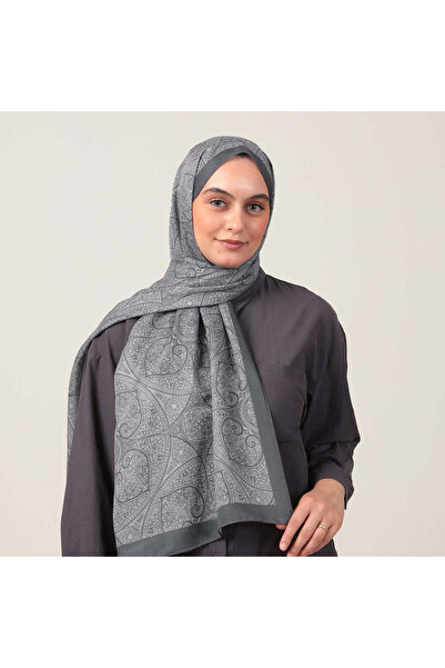 ipekistanbul Şal din mătase de bumbac - Model cu henna - Afumat