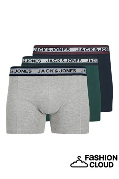 Jack & Jones JACK JONES Erkek 3 lü Ambalajlı Pamuklu Boxer 12270759