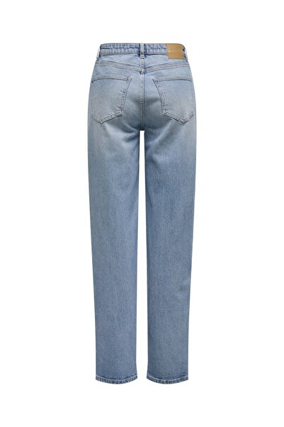 ONLY Blugi din bumbac elastic cu talie înaltă și picioare largi - PANTALON DE JEANS 15341427