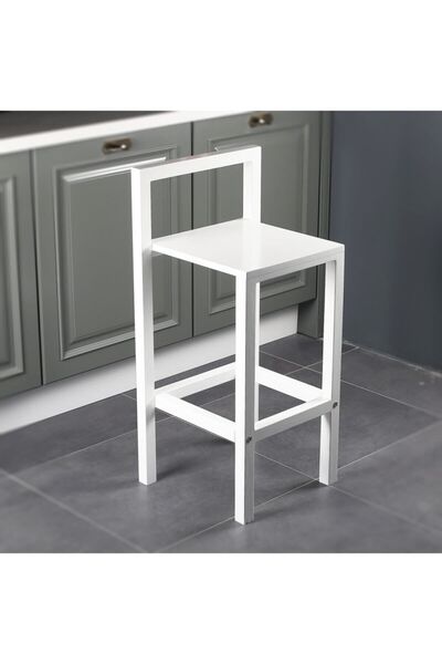 Diva Ahşap Bar Taburesi 68 Cm
