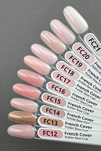 MOMO professional French Cover Rubber Base Coat Fc16, Koyu Nude Pembe, 10 ml, TPO- FREE