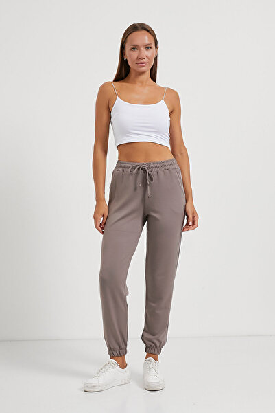 Arma Life بنطال رياضي نسائي بخصر مطاطي باللون البني