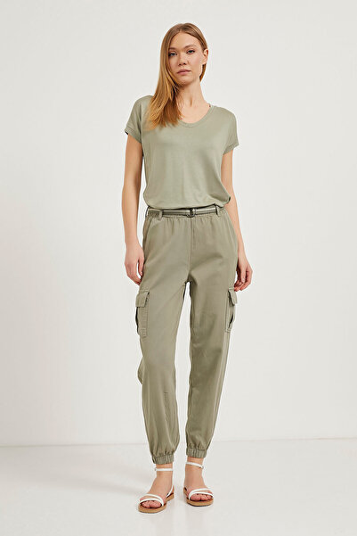 Arma Life Жіночі штани-джогери з еластичним поясом, хакі