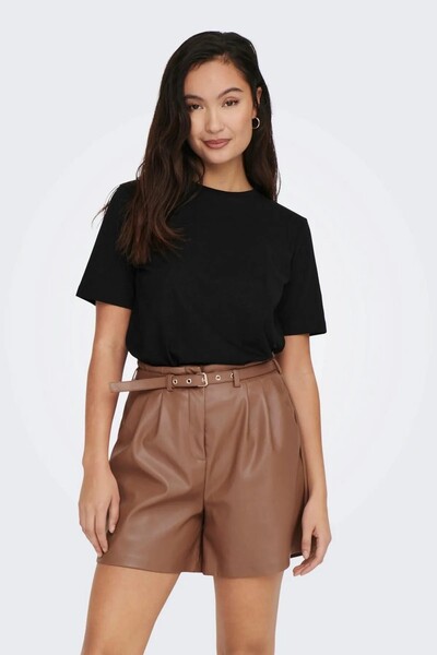 ONLY Γυναικείο μπλουζάκι Onlonly S/s Tee Jrs Noos 15270390-Μαύρο