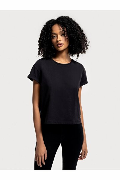 Loft Γυναικείο μπλουζάκι μαύρο Lf 2035741 Off White W Tss LF2035741-Μαύρο