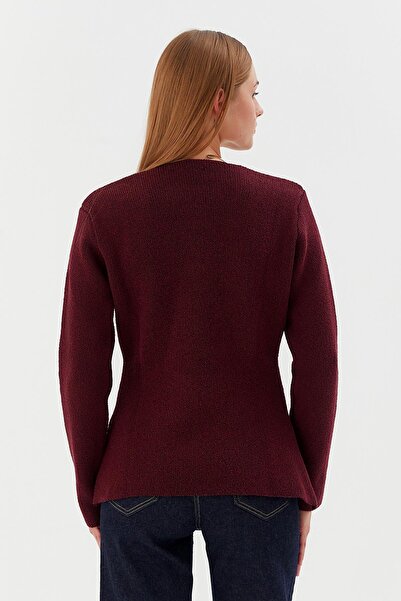 Shopping Shop Double breasted buttoned cardigan burgundy